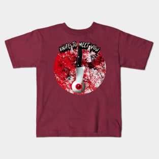 Knife To Meet You Graphic Kids T-Shirt